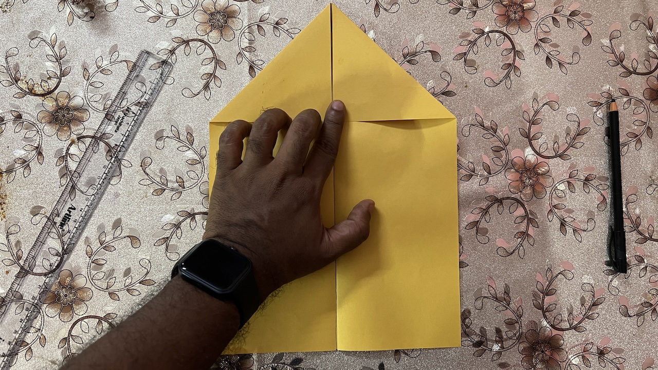 paper plane step 2